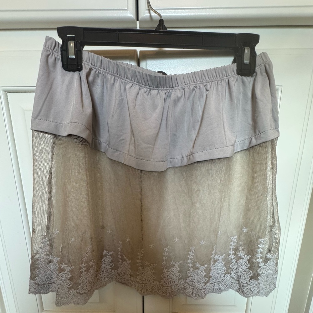 Demdaco Tan and Gray Skirt